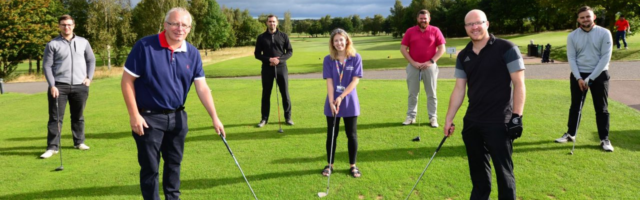 Golfers supporting Rainbows
