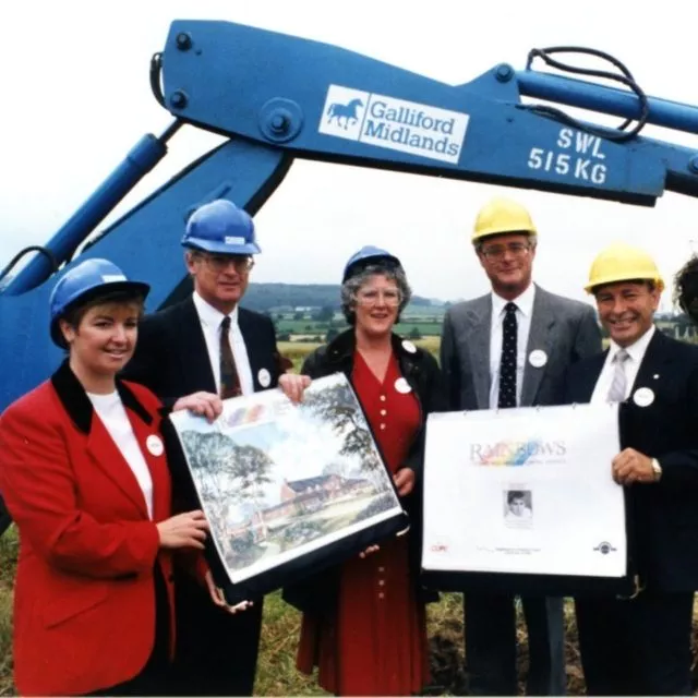 Groundbreaking at Rainbows Hospice