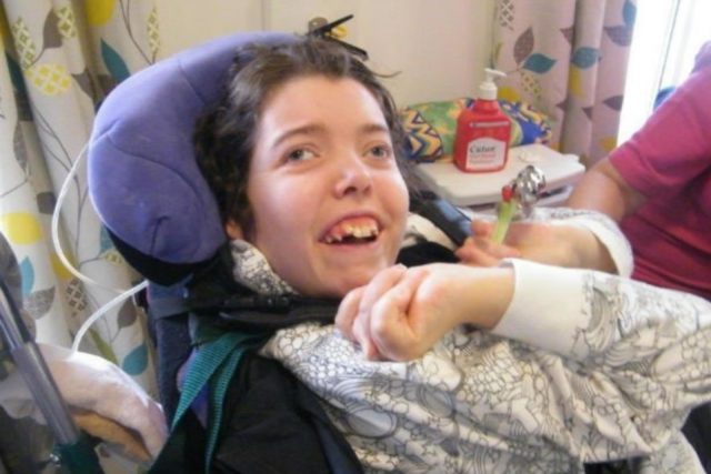 A smiling young girl