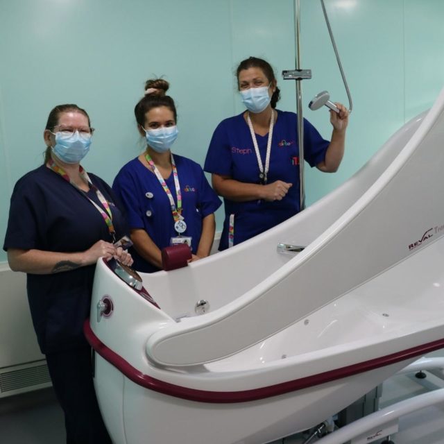 Care Staff with a New Bathroom
