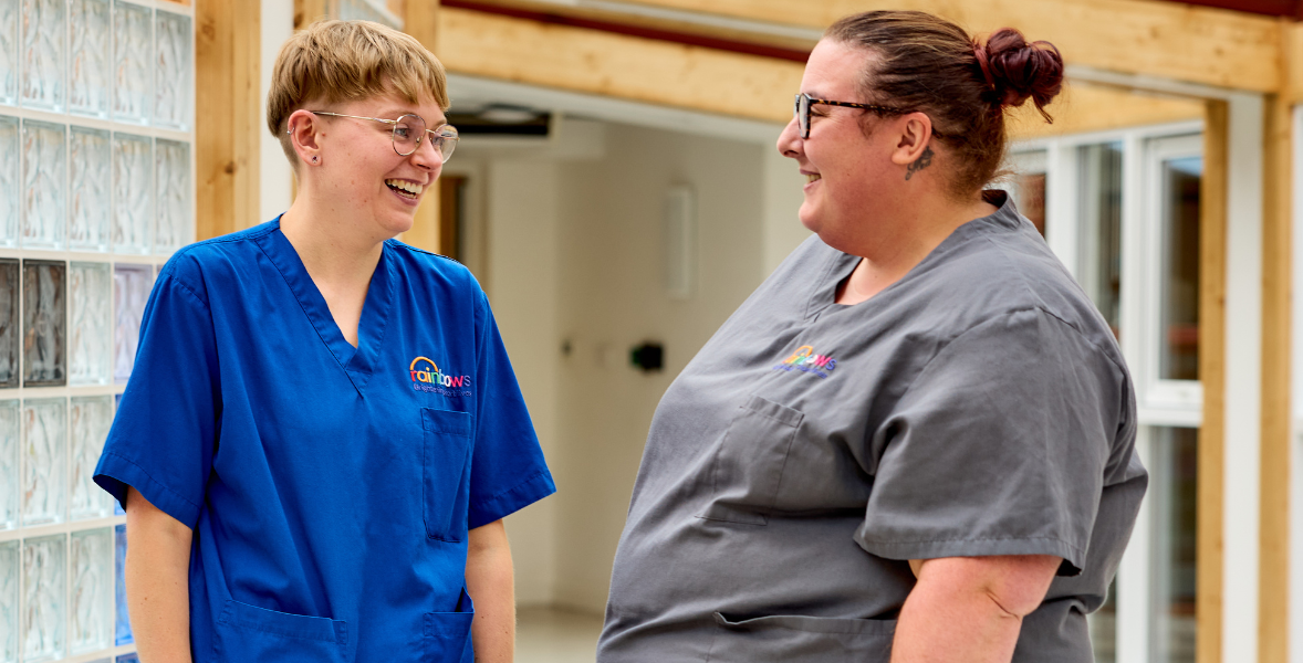 Hayley and Rachel - Care Team Rainbows Hospice