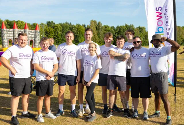 Roseacre colleagues take on challenge for Rainbows Hospice